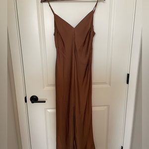 Free People Silk Maxi Dress